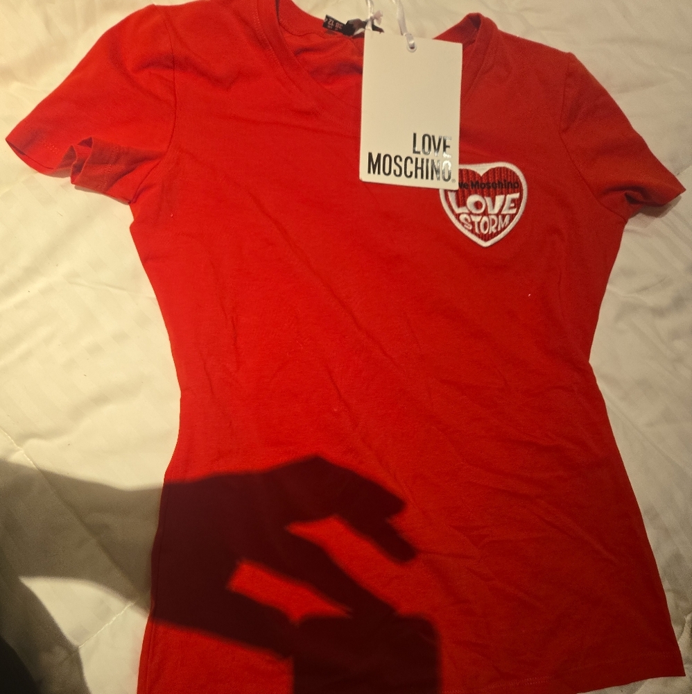 Love Moschino Red T-Shirt